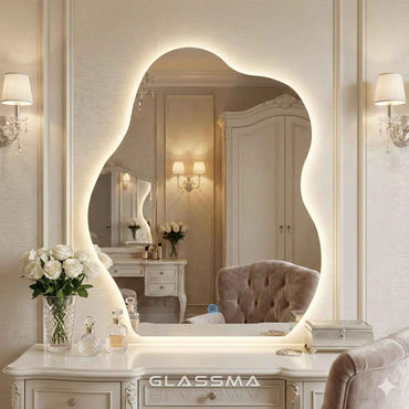 Irregular LED Bathroom Mirror