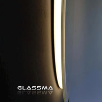 Rectangular LED Bathroom Mirror – Front & Backlit Wall-Mounted Vanity Mirror with Dimmable Touch Sensor